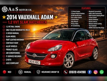 Used Vauxhall ADAM 2014 for sale - 78920852: Photo