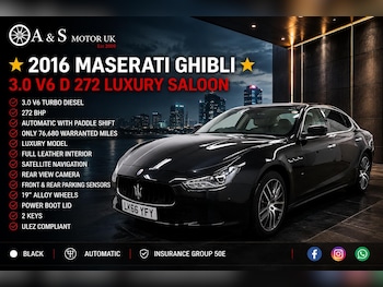Used Maserati Ghibli 2016 for sale - 78920937: Photo