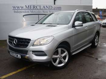 2013 (63) - 2013 (63) MERCEDES BENZ ML250 CDI BLUETEC SE ESTATE DIESEL AUTO SILVER 5-Door