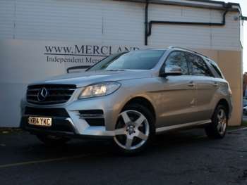 2014 (14) - 2014(14) MERCEDES BENZ ML350 CDI BLUTEC AMG SPORT ESTATE DIESEL AUTO SILVER 5-Door