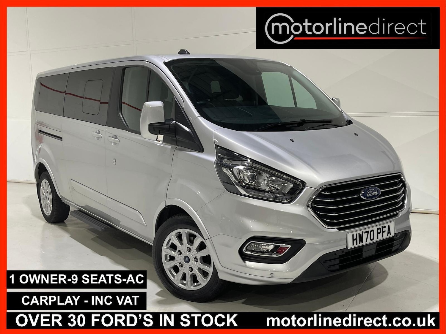 Used Ford Tourneo Custom 2020 for sale - 76398477: Photo 1