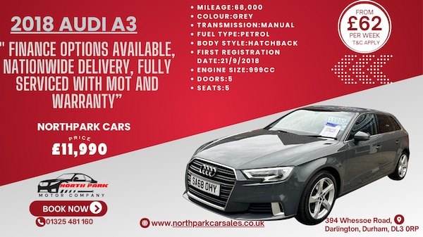 Used Audi A3 2018 for sale - 75639800: Photo 2