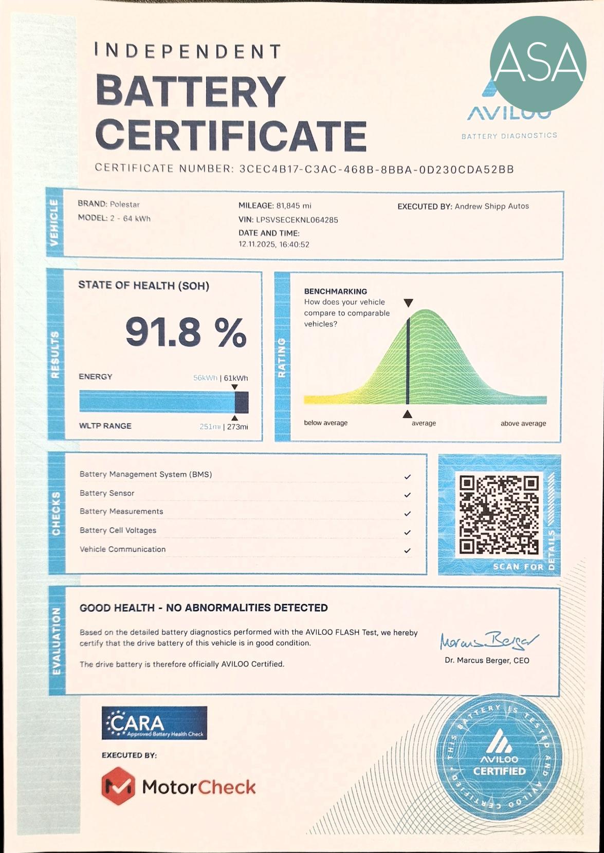 Used Polestar Polestar 2 2022 for sale - 77409607: Photo 5