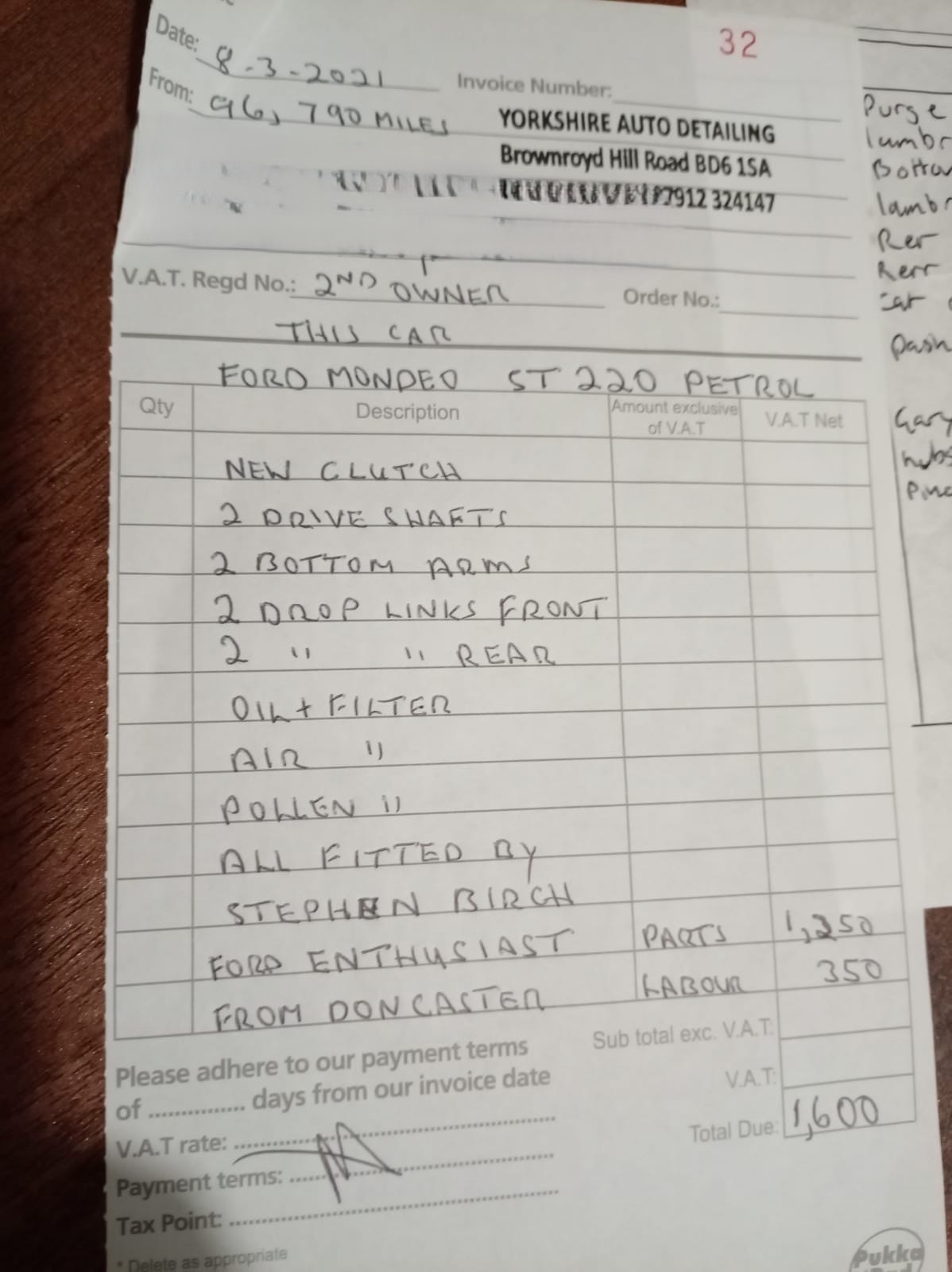 Used Ford Mondeo 2003 for sale - 77077453: Photo 34