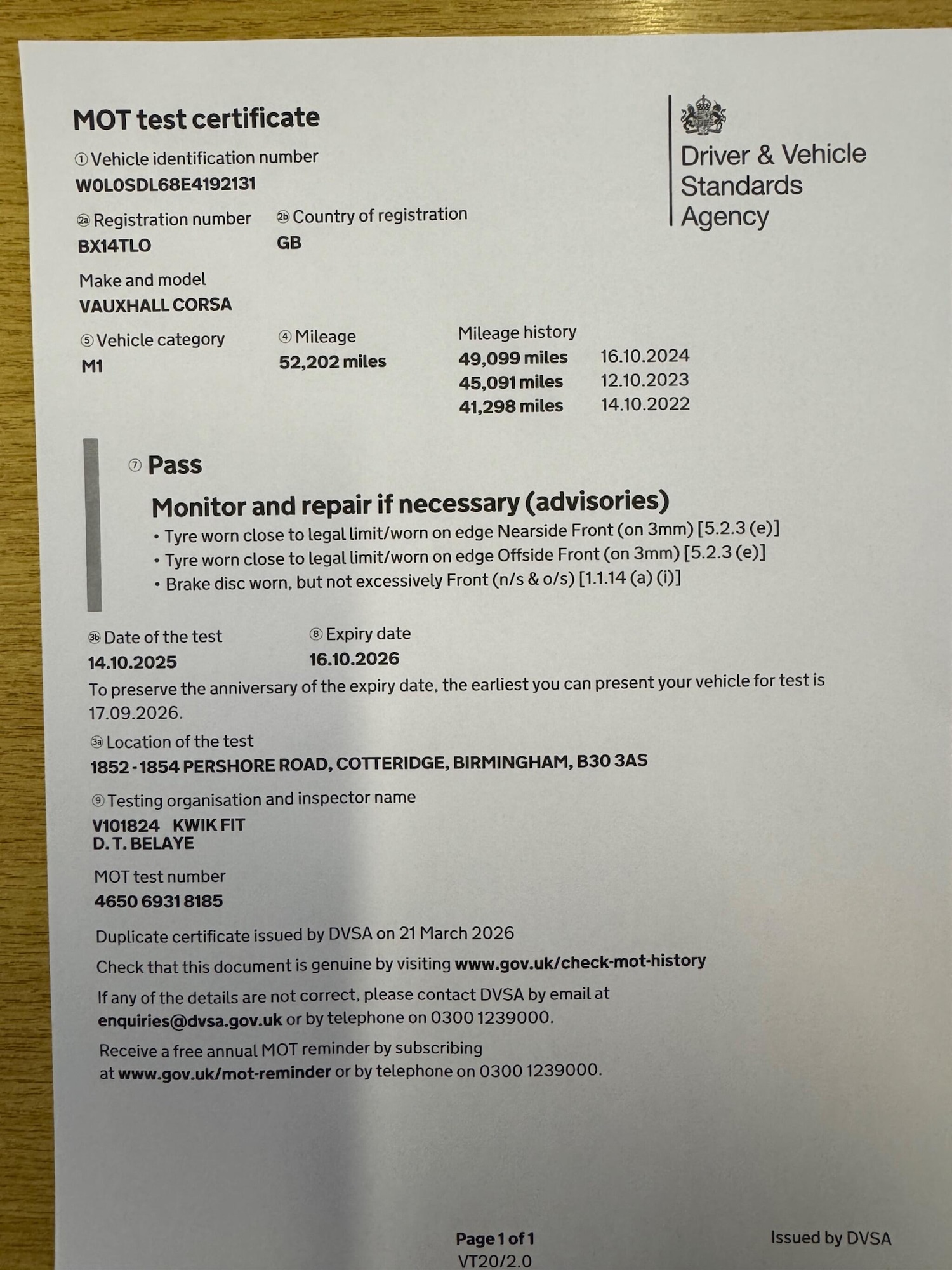 Used Vauxhall Corsa for sale - 77977640: Photo 29