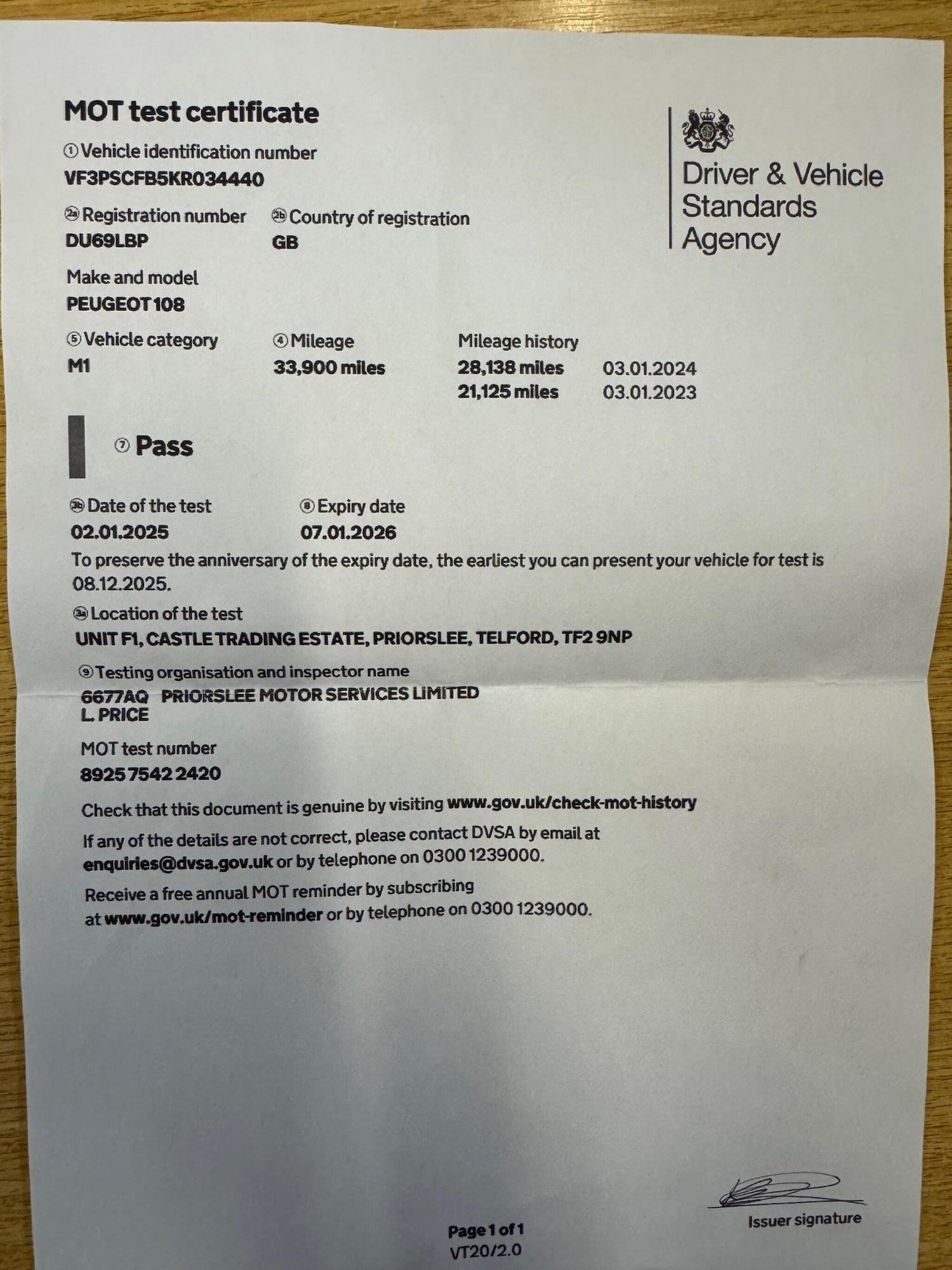 Used Peugeot 108 2020 for sale - 76592269: Photo 34