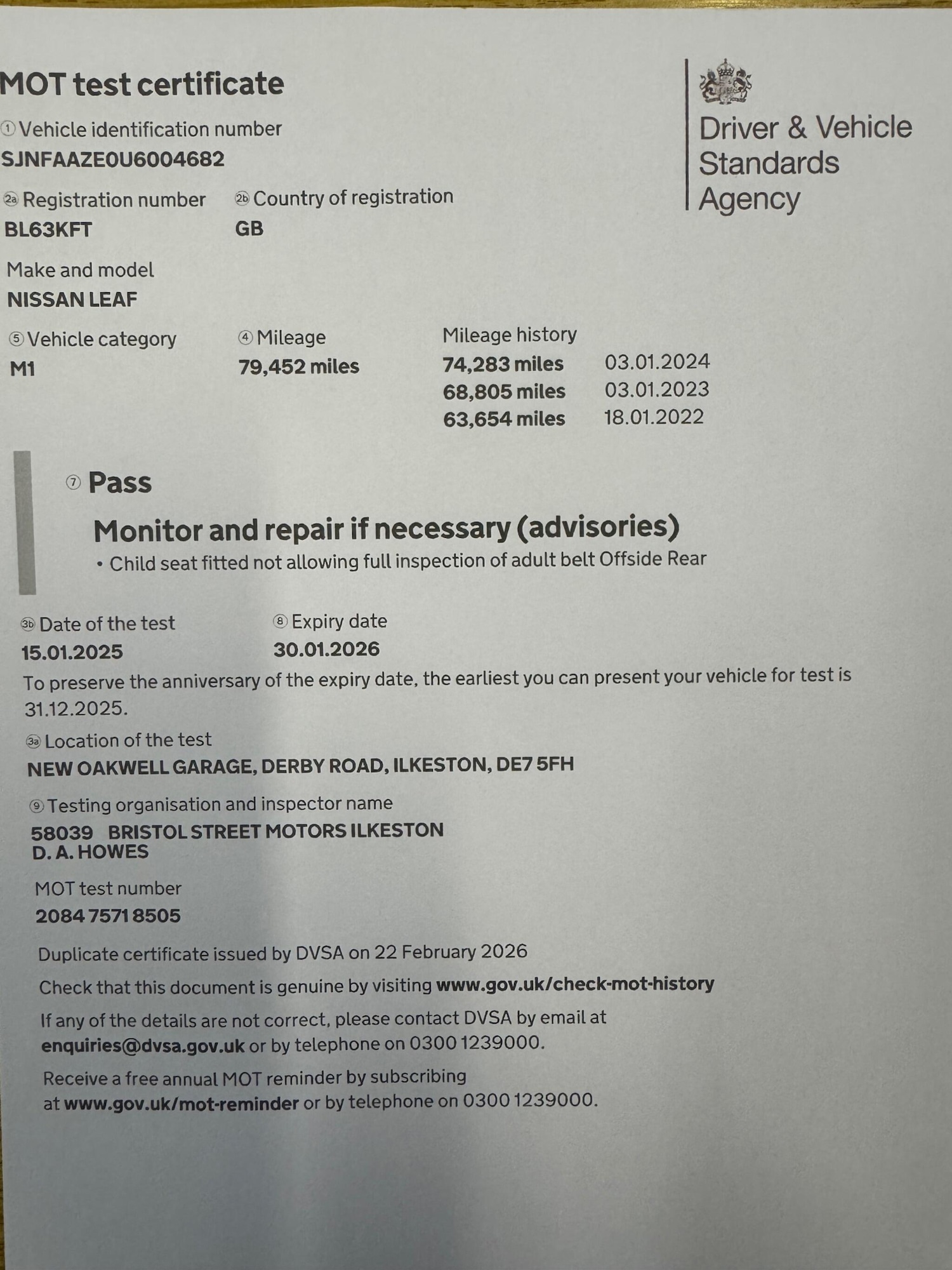 Used Nissan Leaf 2014 for sale - 77637843: Photo 34