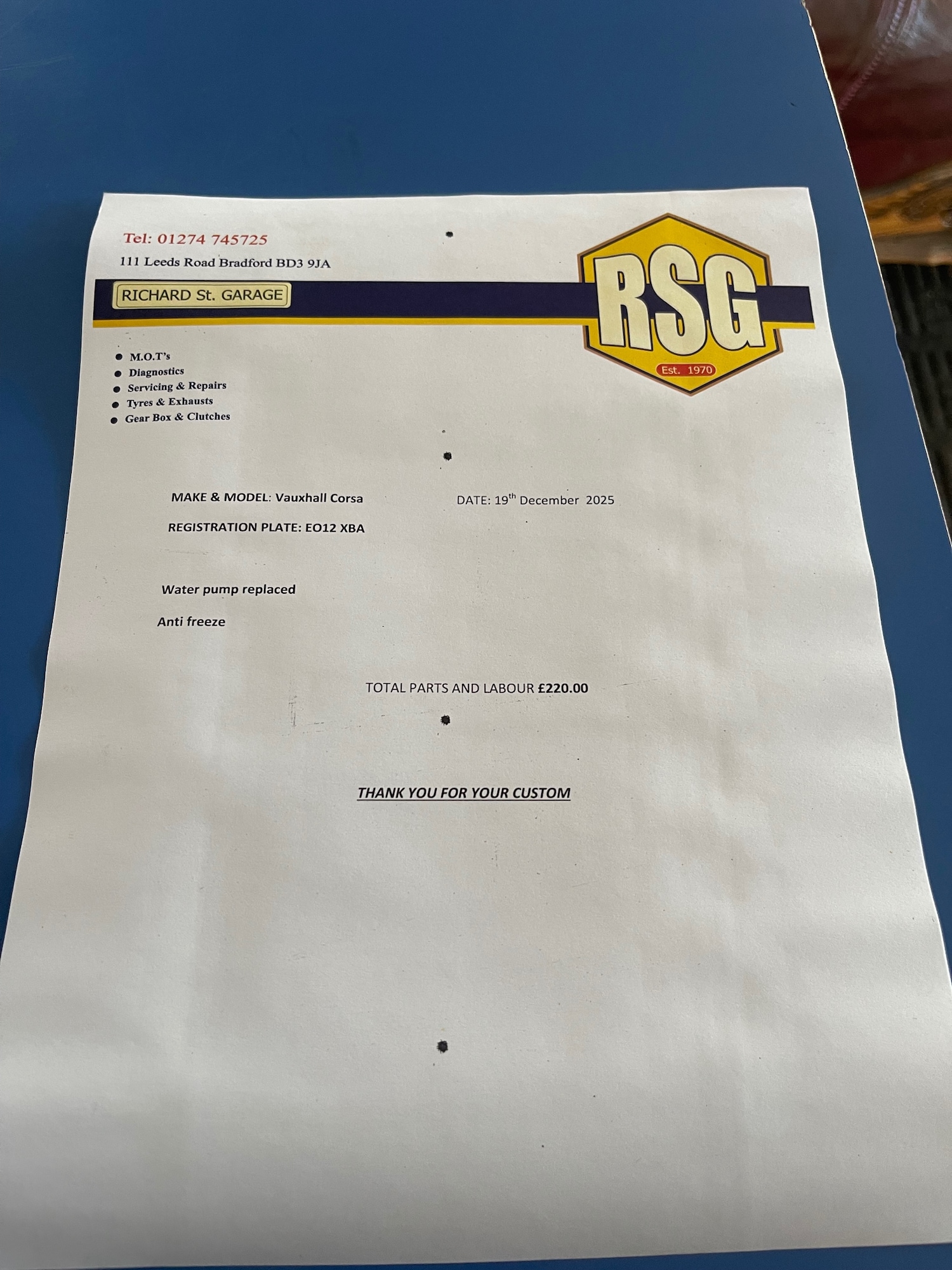 Used Vauxhall Corsa 2012 for sale - 77001872: Photo 12