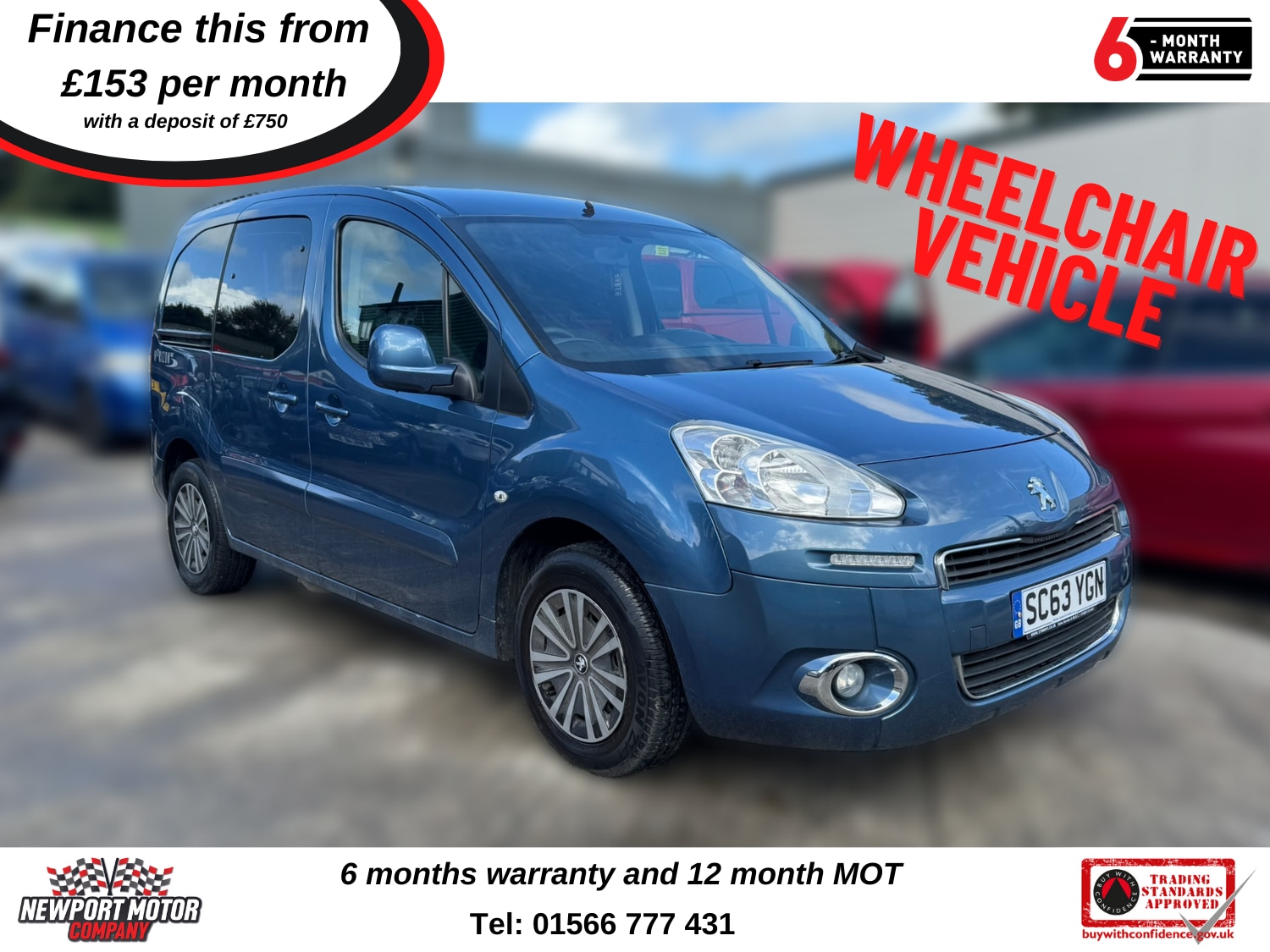 Used Peugeot Partner Tepee 2014 for sale - 75773535: Photo 1