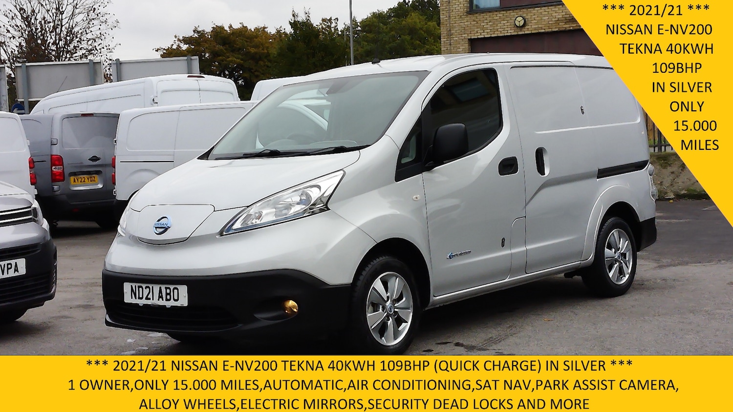 Used Nissan e-NV200 2021 for sale - 76287802: Photo 1