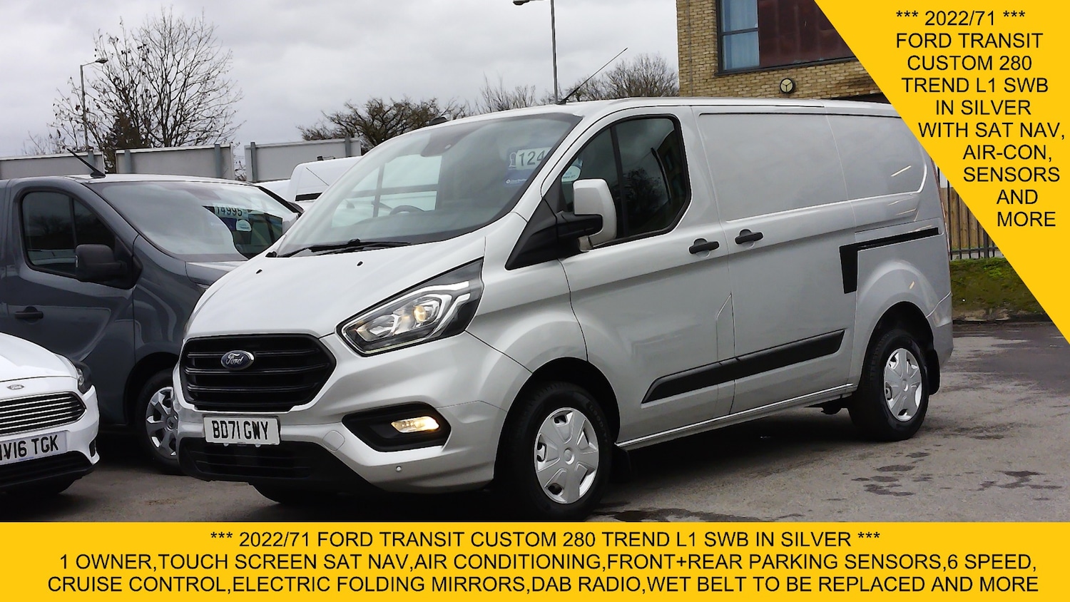 Used Ford Transit Custom 2022 for sale - 77639510: Photo 1