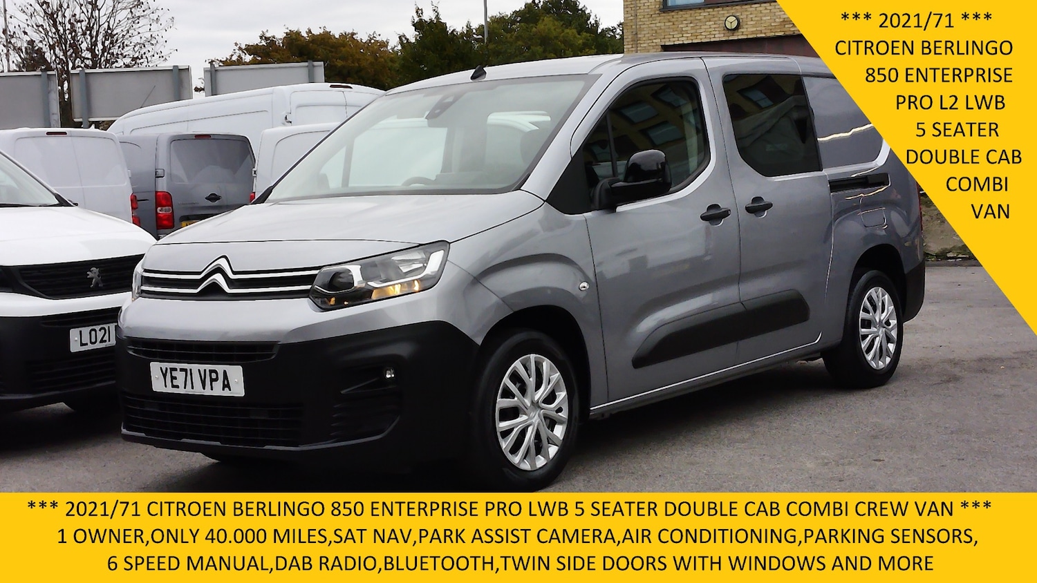 Used Citroen Berlingo 2021 for sale - 76313278: Photo 1