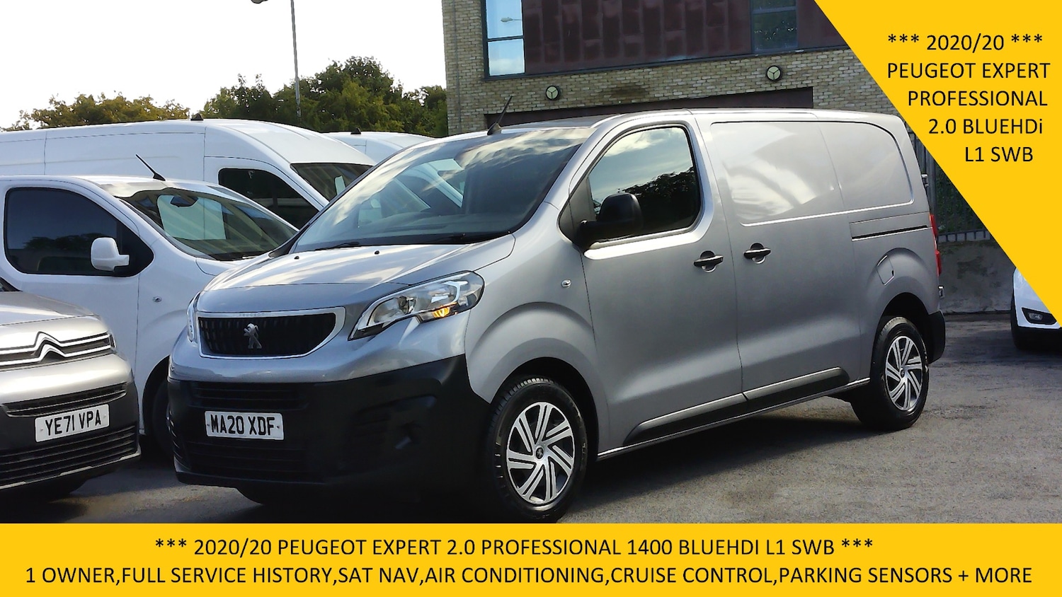 Used Peugeot Expert 2020 for sale - 76287801: Photo 1