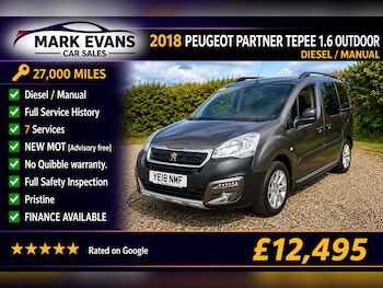 Used Peugeot Partner Tepee 2018 for sale - 78542688: Photo