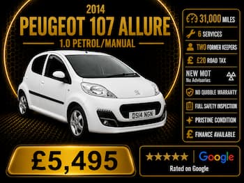 Used Peugeot 107 2014 for sale - 79714540: Photo