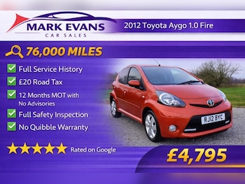 2012 (12) - 1.0 VVT-i Fire 5dr [AC]