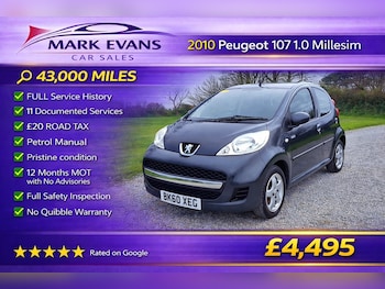 Used Peugeot 107 2010 for sale - 78098491: Photo