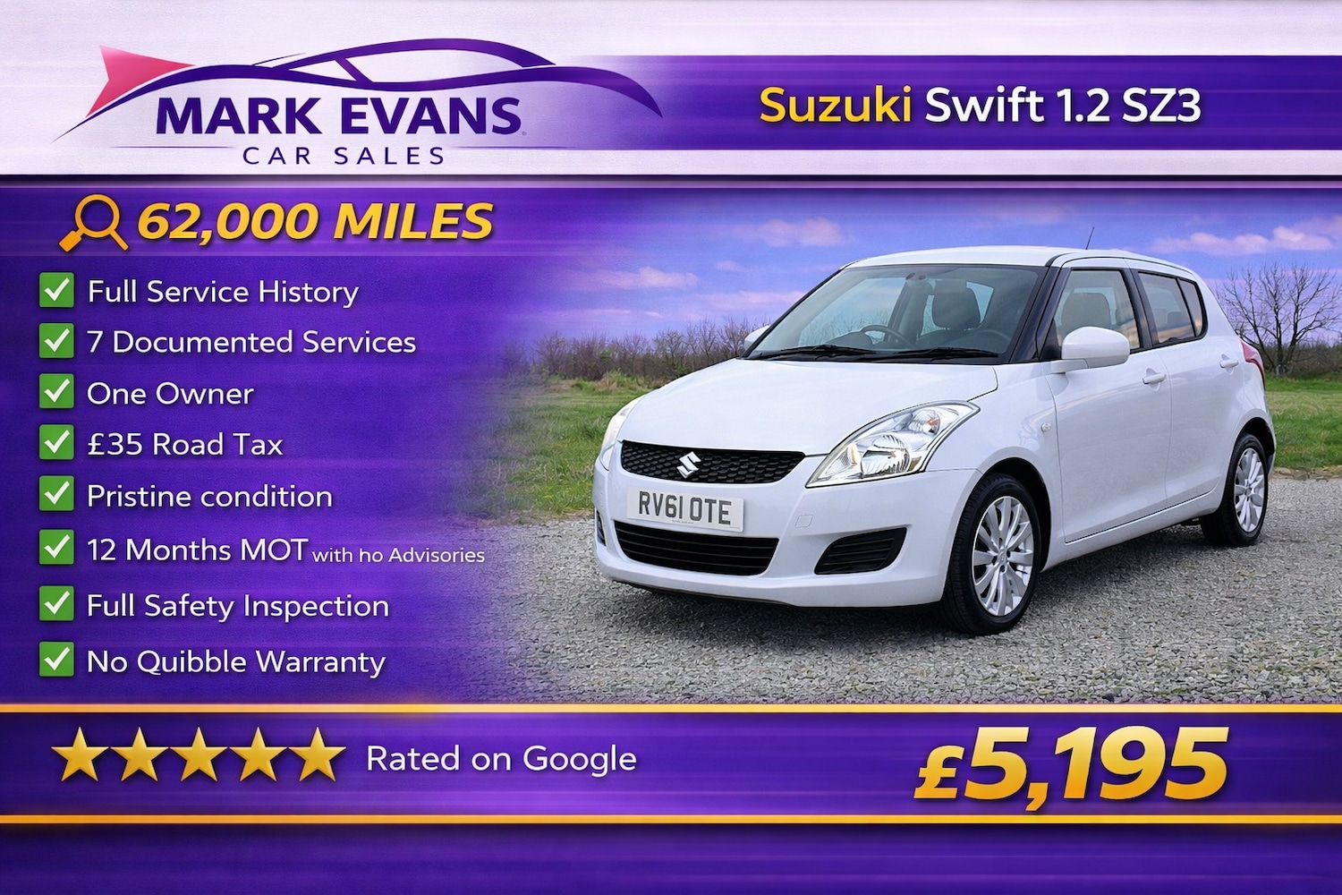 Used Suzuki Swift 2011 for sale - 77663705: Photo 1