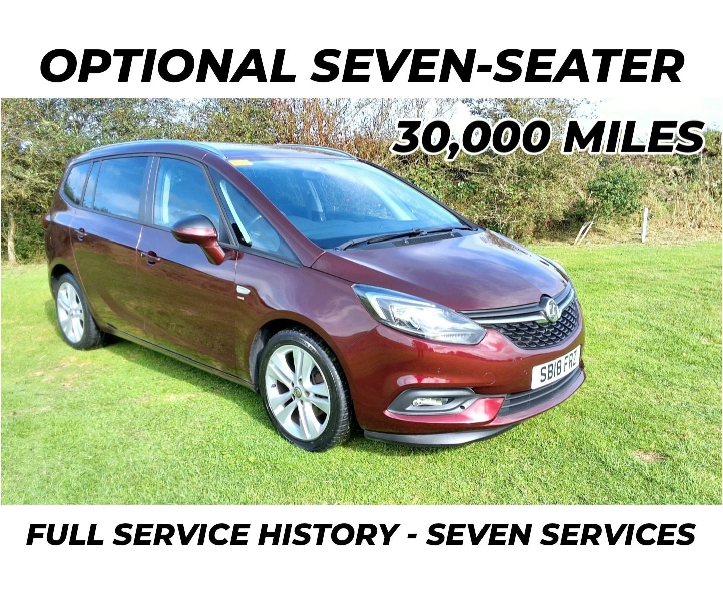 Used Vauxhall Zafira 2018 for sale - 76594497: Photo 1