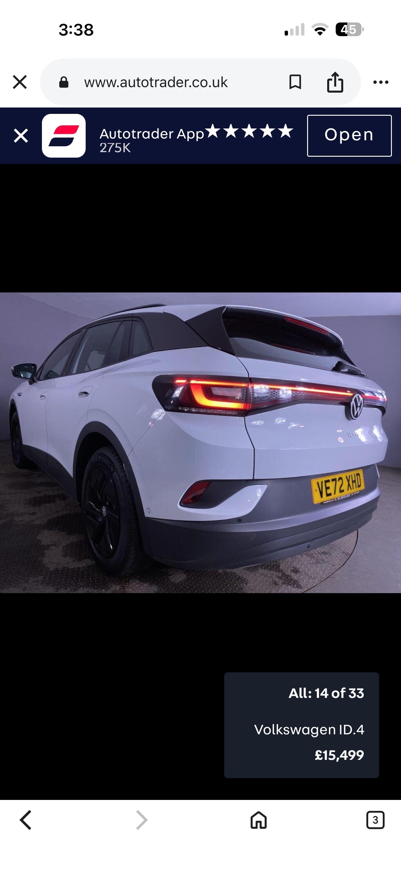 Used Volkswagen ID.4 2022 for sale - 77958604: Photo 2