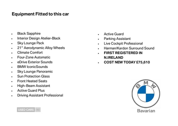 Used BMW iX 2025 for sale - 76486027: Photo 1
