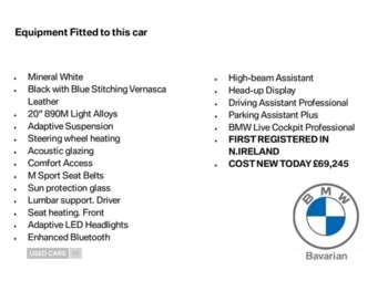 2025 - 210kW M Sport Pro 80kWh 5dr Auto