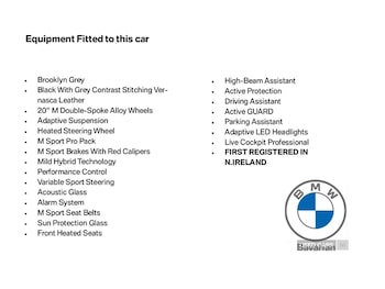 2022 - xDrive20d MHT M Sport 5dr Step Auto
