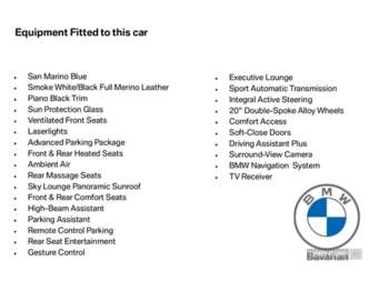 2018 - M760Li xDrive V12 4dr Auto