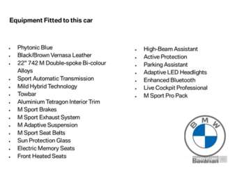 2021 - xDrive30d MHT M Sport 5dr Auto