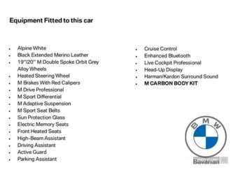 2022 - M4 xDrive Competition M 2dr Step Auto [M Pro Pack]