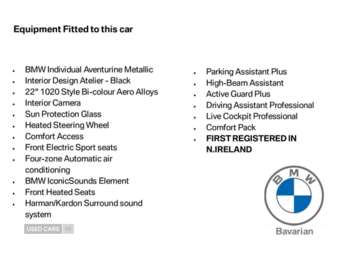 2022 - 240kW xDrive40 M Sport 76.6kWh 5dr Auto