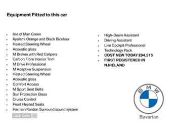 2025 - M3 xDrive 530 Competition M 5dr Step Auto