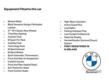 2019 - xDrive30d M Sport 5dr Auto