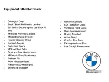 2021 - M5 Competition 4dr DCT