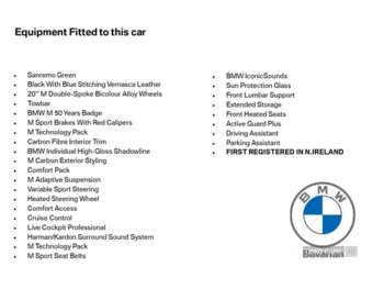 2022 - 400kW M50 83.9kWh 5dr Auto