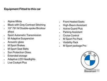 2022 - 320i M Sport 5dr Step Auto