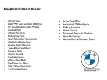 2019 - 320i M Sport 4dr Step Auto