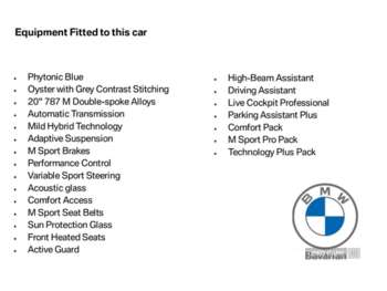 2022 - xDrive20i MHT M Sport 5dr Step Auto