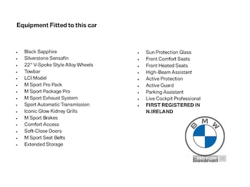 2022 - xDrive40d MHT M Sport 5dr Step Auto