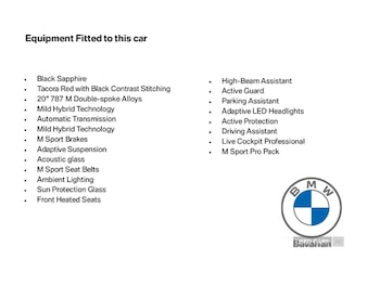 2021 - xDrive20d MHT M Sport 5dr Step Auto