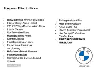 2022 - 240kW xDrive40 M Sport 76.6kWh 5dr Auto