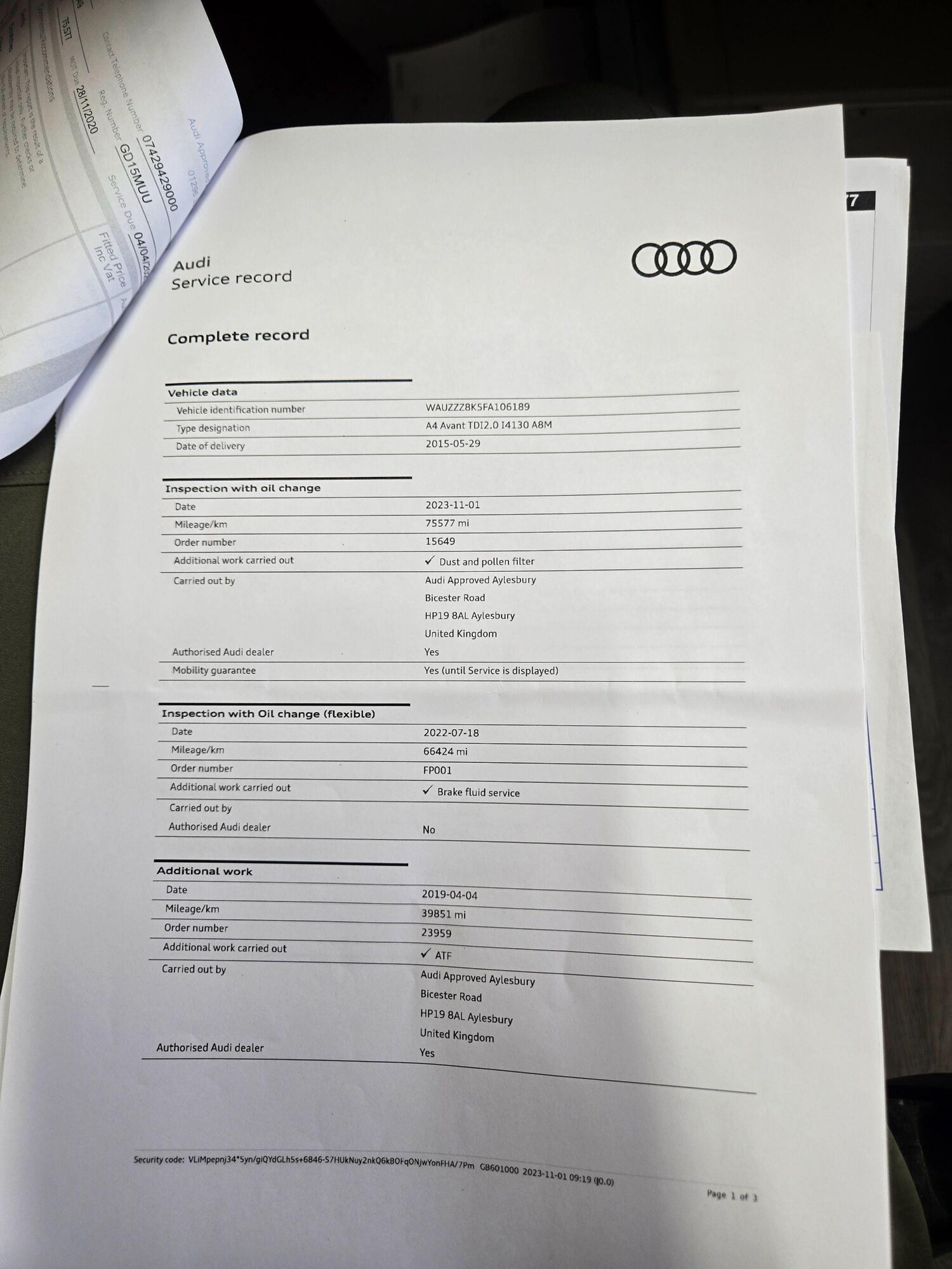 Used Audi A4 2015 for sale - 78170584: Photo 34