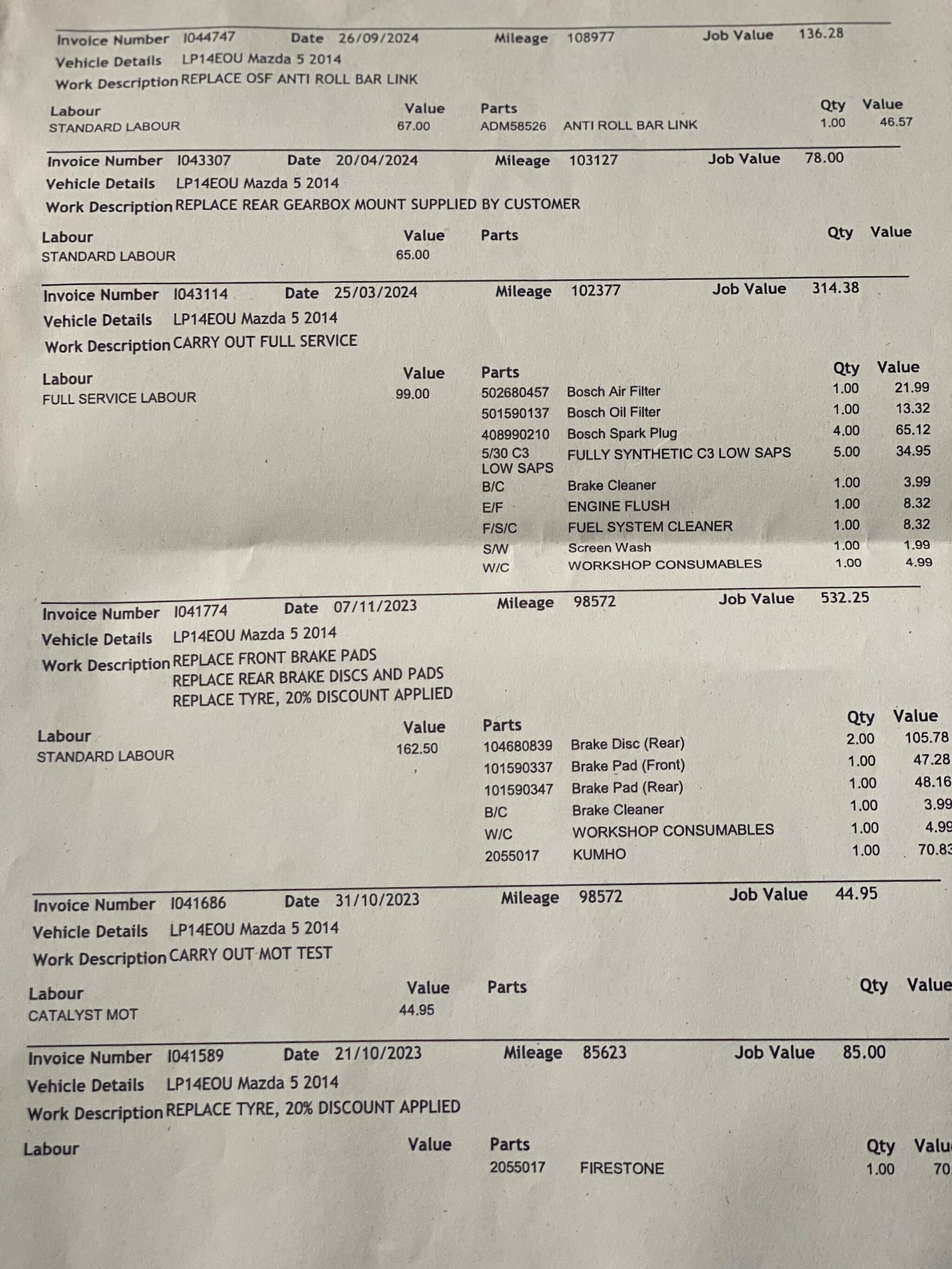 Used Mazda Mazda5 2014 for sale - 77479345: Photo 25