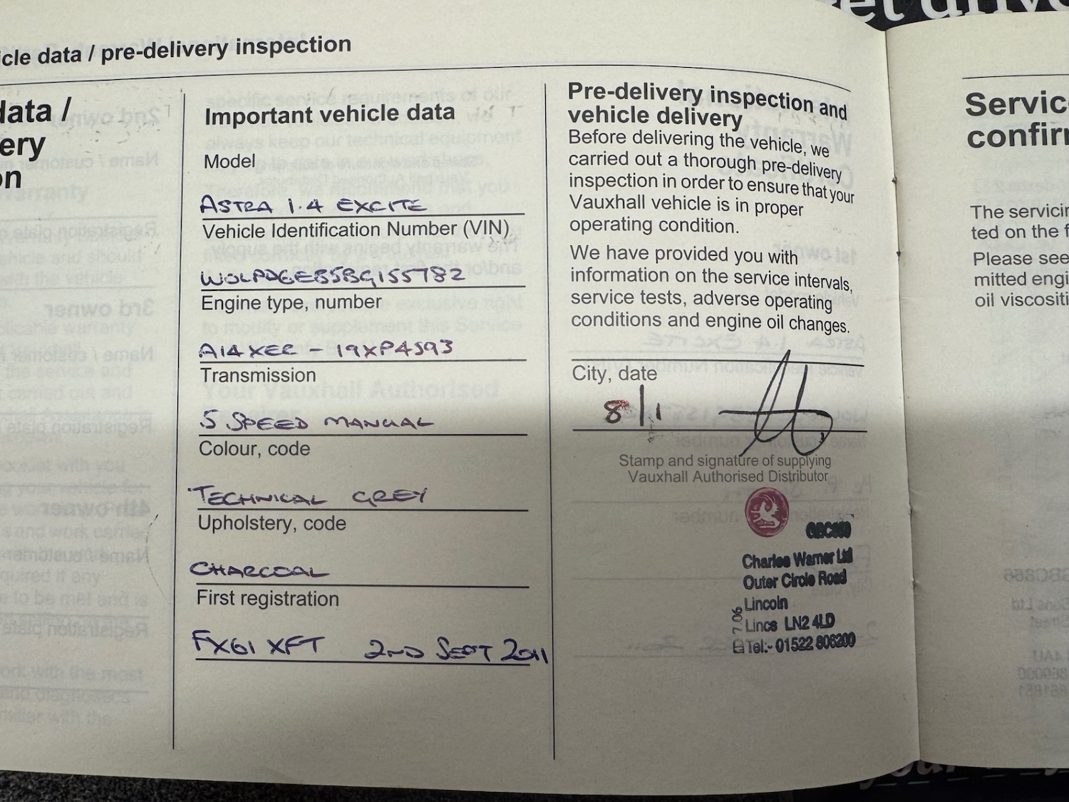 Used Vauxhall Astra 2011 for sale - 77678753: Photo 5