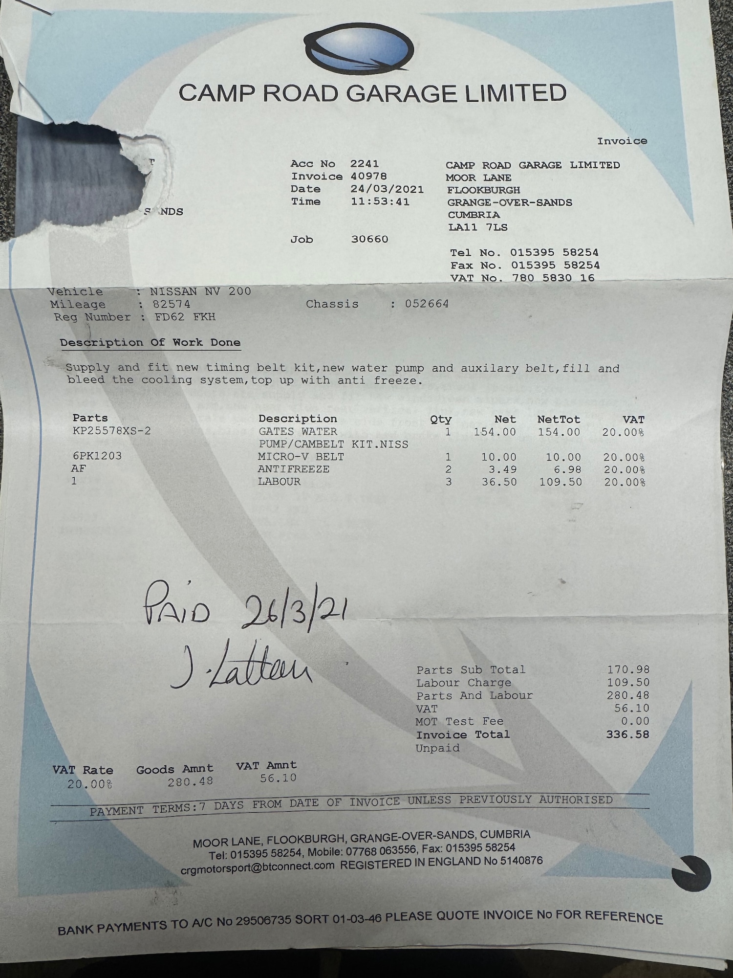 Used Nissan NV200 2012 for sale - 76649506: Photo 21