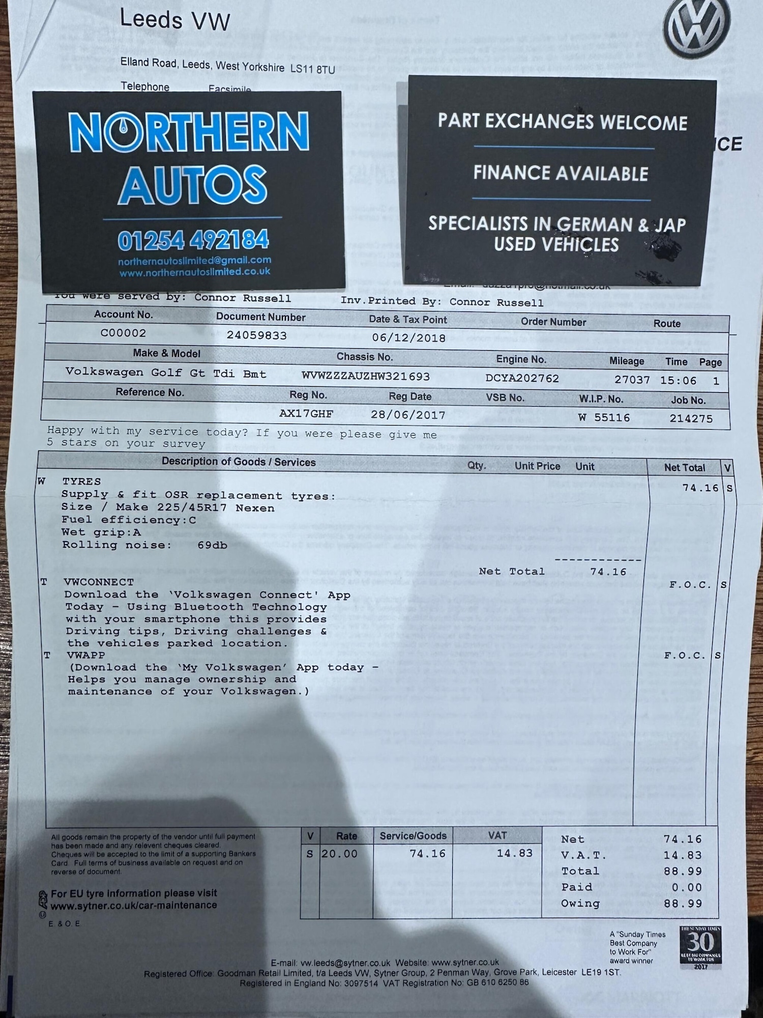 Used Volkswagen Golf for sale - 77658992: Photo 52