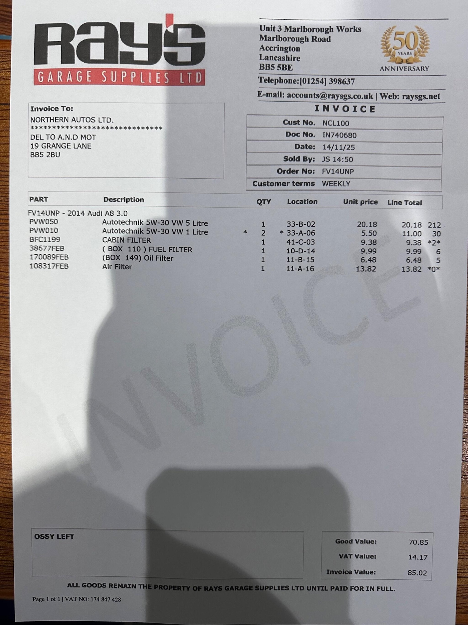 Used Audi A8 2014 for sale - 76584837: Photo 57