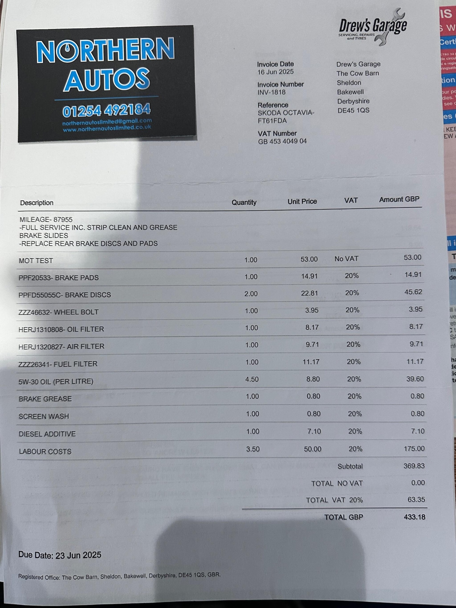 Used Skoda Octavia 2011 for sale - 76913338: Photo 44