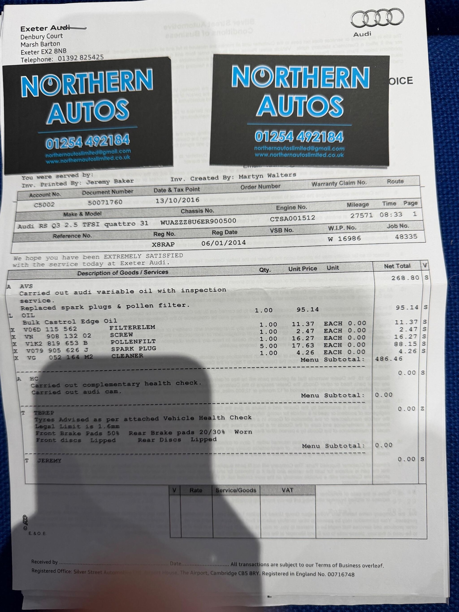 Used Audi RS Q3 2014 for sale - 76913824: Photo 55