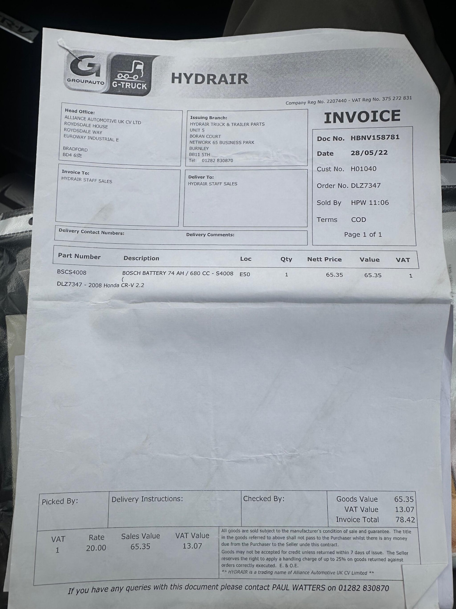 Used Honda CR-V 2008 for sale - 76591986: Photo 52